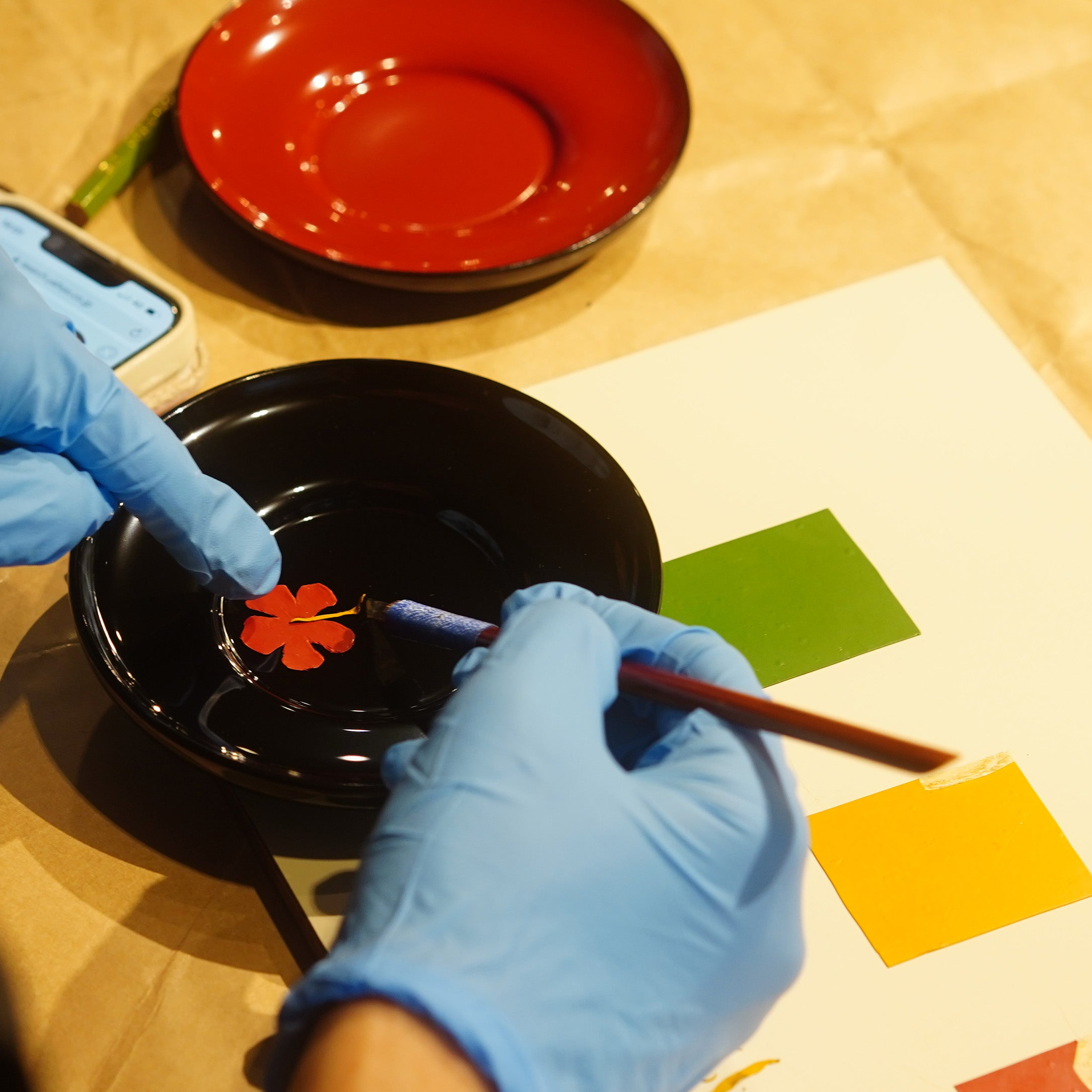 堆錦workshop2025年9月 – 角萬漆器