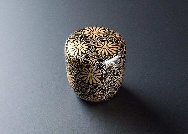 中棗 金蒔絵菊唐草