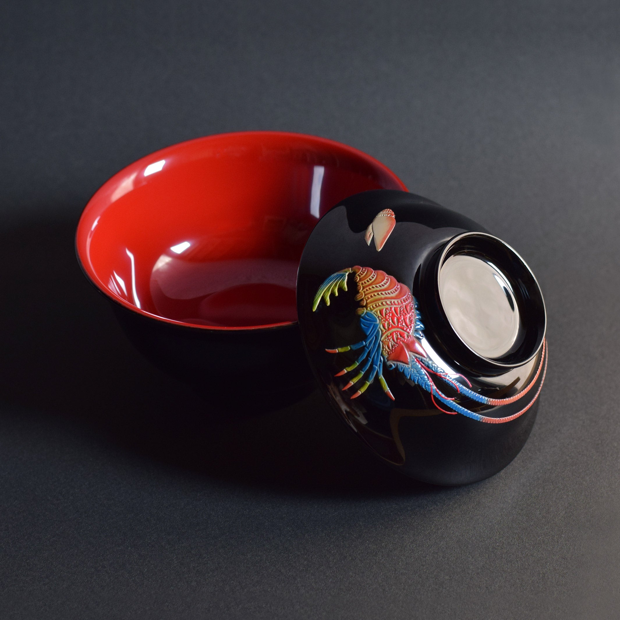 アトム 吸い物椀 万博 ATOM PASONA パソナ館 お椀 漆器 うるし 赤