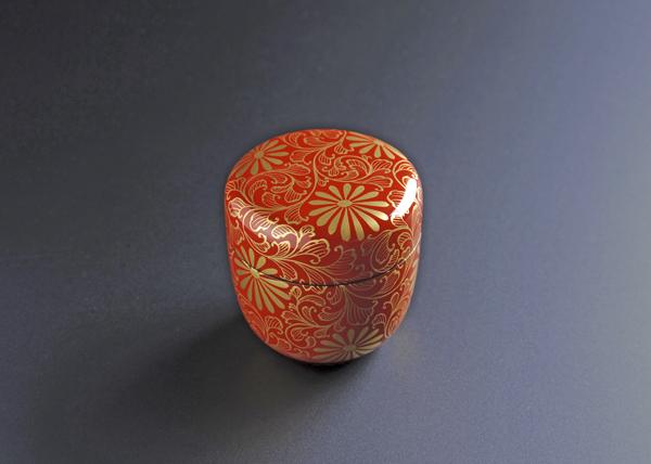 小棗 金蒔絵菊唐草